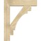 Ekena Millwork Merced Block Rough Sawn Bracket, Douglas Fir, 6"W x 34"D x 42"H BKT06X34X42MRC05RDF - alternate 4
